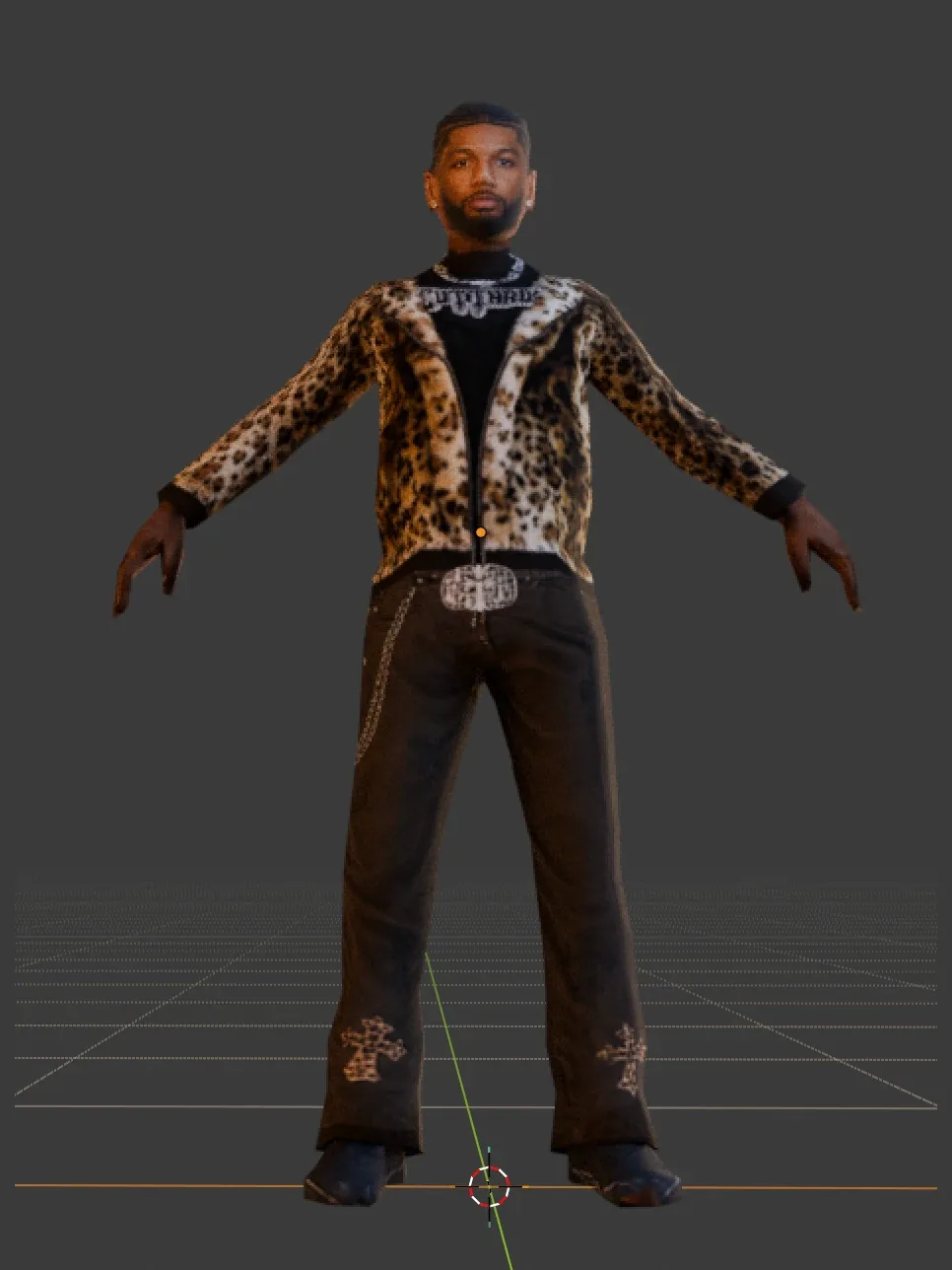 Key Glock · Low poly model · Animations for video game